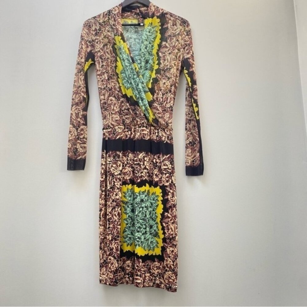 Jean Paul Gaultier Soleil Mesh Fuzzi Dress Women Size Small